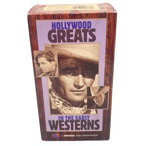 Hollywood greats In the early westerns VHS set of 3 12 hours READ